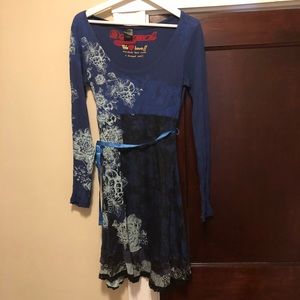 Desigual blue and black dress , really cute